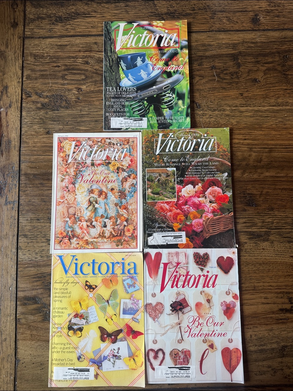 Victoria Vintage Magazine Lot of 5 1994-2001